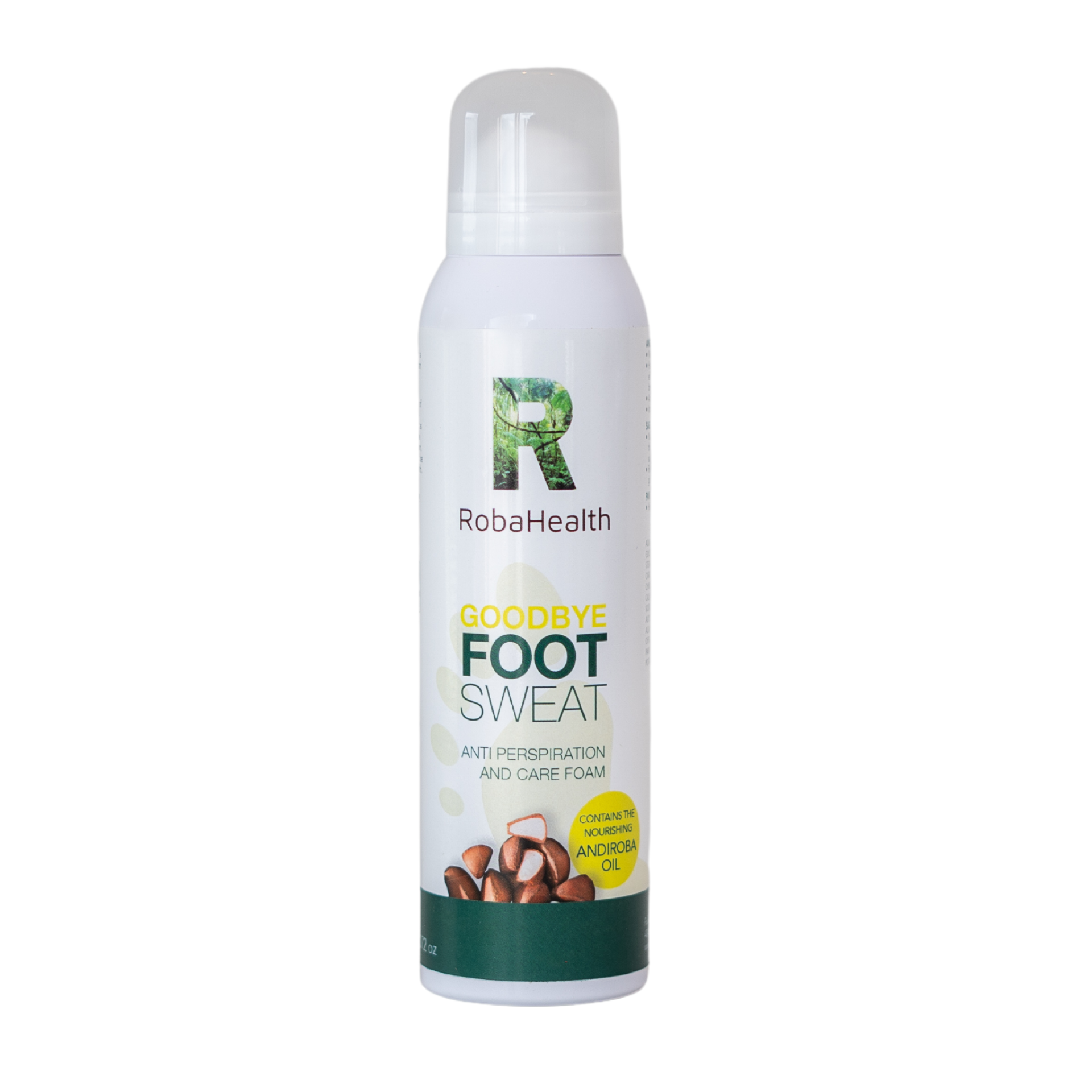 Goodbye foot sweat care foam bottle